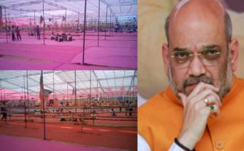 राजस्थान मे अमित शाह की रैली मे भीड गायब , BJP की परेशानी बढ़ी