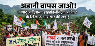 Tribal Protest: नानेघाट इलाके में अडानी हाइड्रोइलेक्ट्रिक प्रोजेक्ट का आदिवासियों ने कड़ा विरोध किया; पेसा ग्राम सभा के ज़रिए टकराव की चेतावनी दी